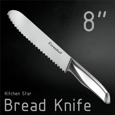 Multipurpose Cerasteel Knife 8 Inch Bread Knife For Chef